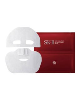 Skin Signature 3D Redefining Mask, 6 Sheets   SK II   Red