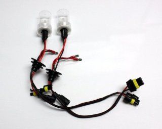 TGP H3 3000k Yellow HID Xenon Replacement Bulbs with Longer Extension Wires: Automotive