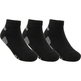 UNDER ARMOUR Youth HeatGear Trainer Low Cut Socks   3 Pack   Size: Small, Black