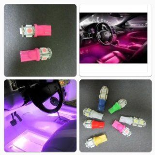 Ultra HID Car T 10 Pink 5 Smd LED Interior Festoon Light Bulb: Automotive