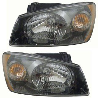 2005 2006 Kia Spectra5 & 2004 2006 Spectra EX SX 4 Door Sedan (excluding '05 & '06 LX models) Headlight Headlamp Composite Halogen (non HID, without Xenon) Front Head Light Lamp Set Pair Left Driver And Right Passenger Side (04 05 06): Auto