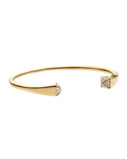 Crystallized Reverse Cuff, Golden/Clear   Michael Kors   Gold/Clear