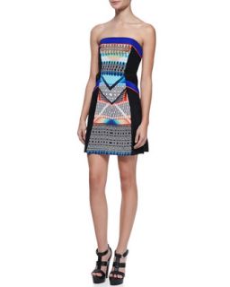 Womens Indiana Mix Print Strapless Dress   Alice & Trixie   A/S (LARGE)