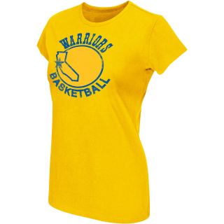 G III Womens Womens Golden State Warriors Logo T Shirt   Size: L, Gold
