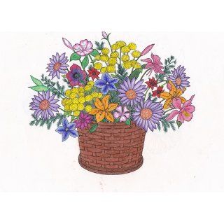 Floral Bouquets Coloring Book (Dover Nature Coloring Book): Charlene Tarbox: 9780486286549: Books