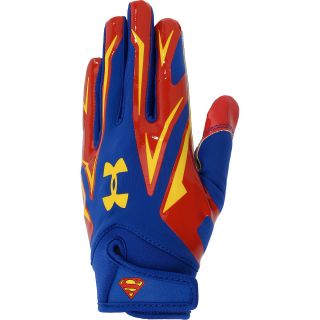 UNDER ARMOUR Boys Alter Ego Superman F4 Football Gloves   Size: Medium,