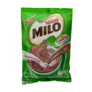 Nestle Milo Chocolate Malt Flavoured Mixed Beverage Activ B 3in1 35g. Pack 5 (Net 6.15 Oz) Product of Thailand : Powdered Drink Mixes : Grocery & Gourmet Food