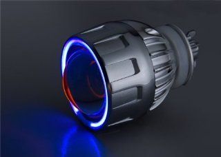 2.5" inch 35w HID Bi xenon Projector Headlight 3W CCFL Angel Eye: Computers & Accessories