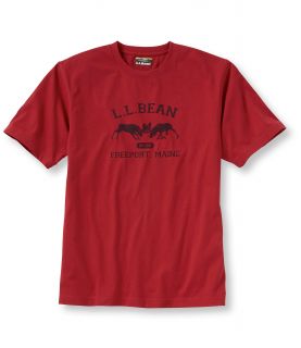 Carefree Unshrinkable Tee, Traditional Fit Two Moose