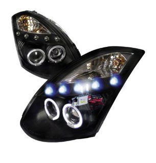 High Performance Xenon HID Infinity G35 2D Projector Headlights with Premium Ballast (Black Housing w/ Clear Lens & 8000K HID Lighting Output) Automotive