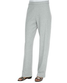 Womens Full Length Jog Pants, Petite   Joan Vass   Grey heather (3P (14P/16P))