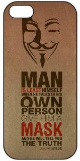 Quotable Anonymous "Man Is Least Himself When He Talks In His Own Person", 2012 iPhone 5 / 5s Case, Plastic, Cover, Motivational, Inspirational, Theme Shell, Text, Quotes, Quote: Cell Phones & Accessories