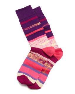 Space Dye Stripes Mens Socks, Purple   Arthur George by Robert Kardashian  