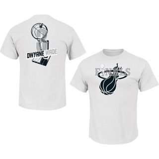 MAJESTIC ATHLETIC Mens Miami Heat Dwayne Wade 2014 Finals Recharged T Shirt  