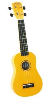 Mahalo U 30YW Painted Economy Soprano Ukulele (Yellow): Musical Instruments
