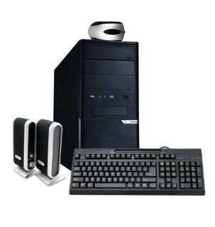 iMicro CA I102USB 350W 20+4Pin ATX Mid Tower Case with Keyboard, Mouse and Speaker (Black): Computers & Accessories