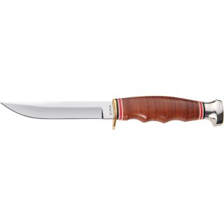Ka Bar Leather Handle Hunter Knife (212321)