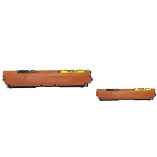 Basacc Yellow Toner Cartridge Compatible With Hp Ce312a (pack Of 2)