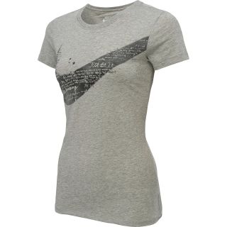 NIKE Womens Swoosh Motion Short Sleeve T Shirt   Size: XS/Extra Small, Dk Grey
