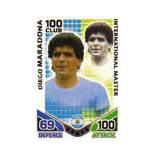 Match Attax ENGLAND Hundred Club ARGENTINA Maradona [Toy]: Toys & Games
