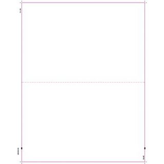 TOPS W 2 Blank Front and Back Tax Form, 1 Part, White, 8 1/2 x 11, 50 Sheets/Carton