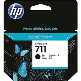HP 711 Black Ink Cartridge (CZ133A), 80ml