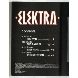 The Elektra Saga (Marvel comics) (Daredevil) (9780871355768): Frank Miller, Klaus Janson, Denny O'Neil: Books