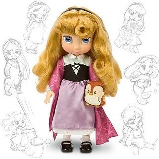 Disney Princess Animators Collection 16 Inch Doll Figure Aurora with Plush Friend Owl: Toys & Games