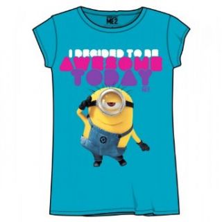 Despicable Me Awesome Today Girls Youth T Shirt Clothing