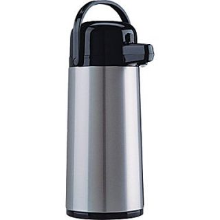 Coffee Pro Direct Brew Insulated Airpot with Carry Handle, 2.2 Liters, Stainless Steel