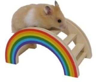 (Boredom Breaker) Small Animal Rainbow Play Bridge : Toy : Pet Supplies