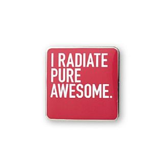 Baudville Lapel Pin, I Radiate Pure Awesome