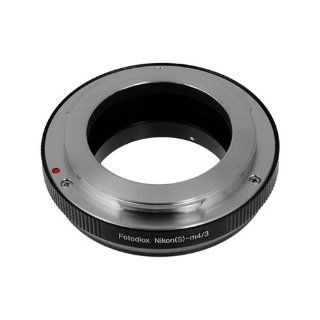 Fotodiox Lens Mount Adapter, Nikon RF Range Finder Lens (also known as S type, Nikkor, Voigtlnder, Contax) to MFT Micro 4/3 four thirds cameras, for Olympus PEN E PL1, E PL1s, E PL2, E PL3, E P2, E P3, E M, OM D, E M5, Panasonic Lumix DMC G1, G2, G3, G10,