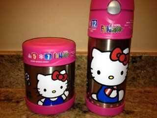 Thermos FUNtainer Hello Kitty Beverage Bottle and Food Jar: Toys & Games