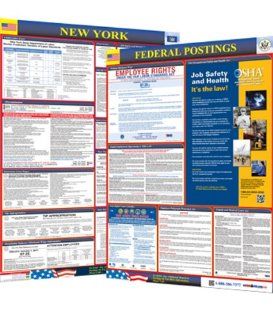 Osha4less Labor Law Poster   State and Federal, New York (NY CB) : Business And Store Signs : Office Products