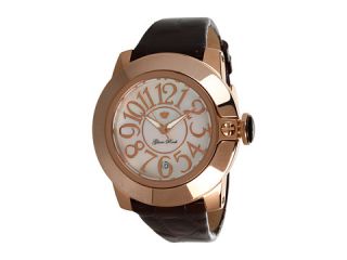 Glam Rock Sobe 44mm Rose Gold Plated Watch With Patent Strap Gr32052