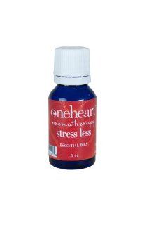 OneHeart Aromatherapy "Stress Less" Essential Oil Blend .5 fl oz: Health & Personal Care