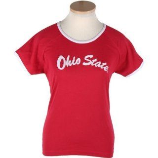 Ohio State Buckeyes Women's Colosseum Starting Line T shirt  Sports Fan T Shirts  Sports & Outdoors
