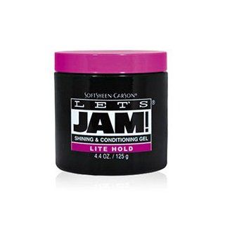 Let's Jam Shine & Conditioning Gel Light 4.4 oz. Jar: Health & Personal Care