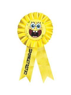 Amscan SpongeBob 6" x 3" Award Ribbon: Toys & Games