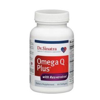 Dr. Sinatra's Omega Q Plus with Resveratrol Heart Health Supplement, 180 Softgels (90 day supply): Health & Personal Care