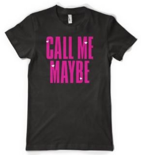 (Cybertela) Call Me Maybe Women's T shirt Music Quote Tee: Clothing