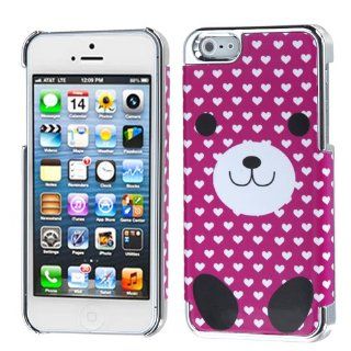 Fits Apple iPhone 5 Hard Plastic Snap on Cover Dog Love/Silver Plating MyDual Back AT&T, Cricket, Sprint, Verizon Plus A Free LCD Screen Protector (does NOT fit Apple iPhone or iPhone 3G/3GS or iPhone 4/4S) Cell Phones & Accessories
