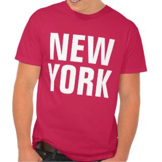 Big letters t shirt for men  New York