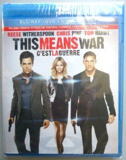 This Means War (Blu ray + DVD + Digital Copy): Tom Hardy, Reese Witherspoon, McG: Movies & TV