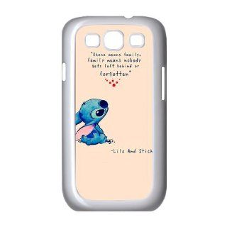 DiyCaseStore Custom Personalized Disney Lilo and Stitch Samsung Galaxy S3 I9300/I9308/I939 Best Durable Cover Case   Ohana means family,family means nobody gets left behind,or forgotten.: Cell Phones & Accessories