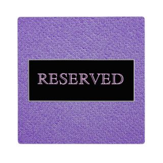 COLOR BACKGROUND RESERVED TABLE TEMPLATE PHOTO PLAQUE