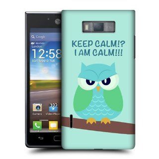 Head Case Designs Green Wing Mean Owl Hard Back Case Cover For LG Optimus L7 P700: Cell Phones & Accessories