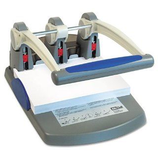 McGill Inc. Power Punch, 3 Hole, 9/32" Size, 300 Sheet Capacity, Gray/Blue MCG58000 : Paper Punches : Office Products