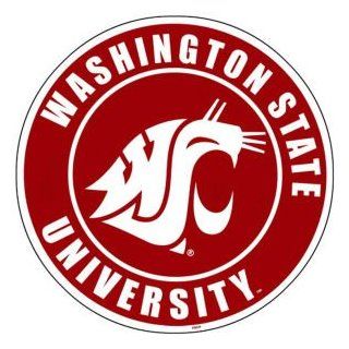Washington State Cougars 12in Car Magnet : Sports Fan Automotive Magnets : Sports & Outdoors